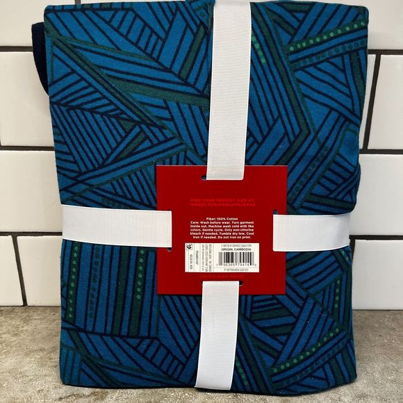 Women's Matching Family 2 piece Pajama Set - Wondershop™ Blue Size 3X Black Joy - Picture 5 of 6